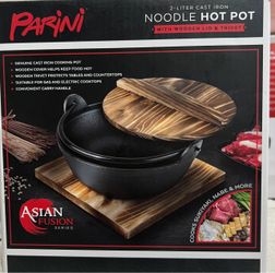 Parini 2-Liter Cast Iron Noodle Hot Pot