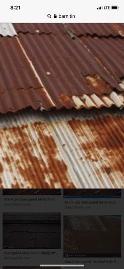 Barn tin or lumber