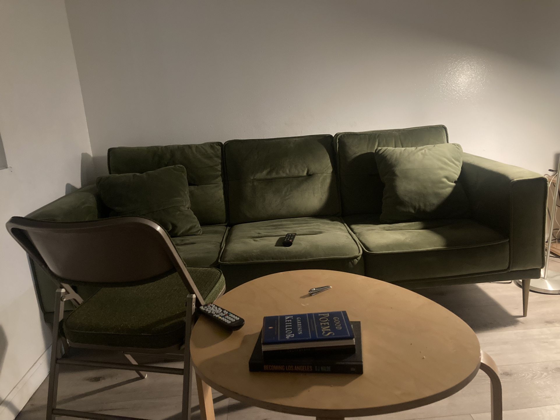 Green Vintage Mid Century Style Couch