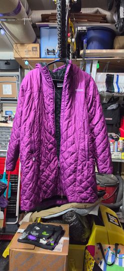 Columbia 2XL women's fuzzy winter jacket