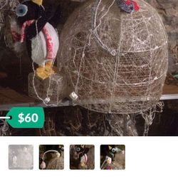Christmas Igloo with penguins lights up