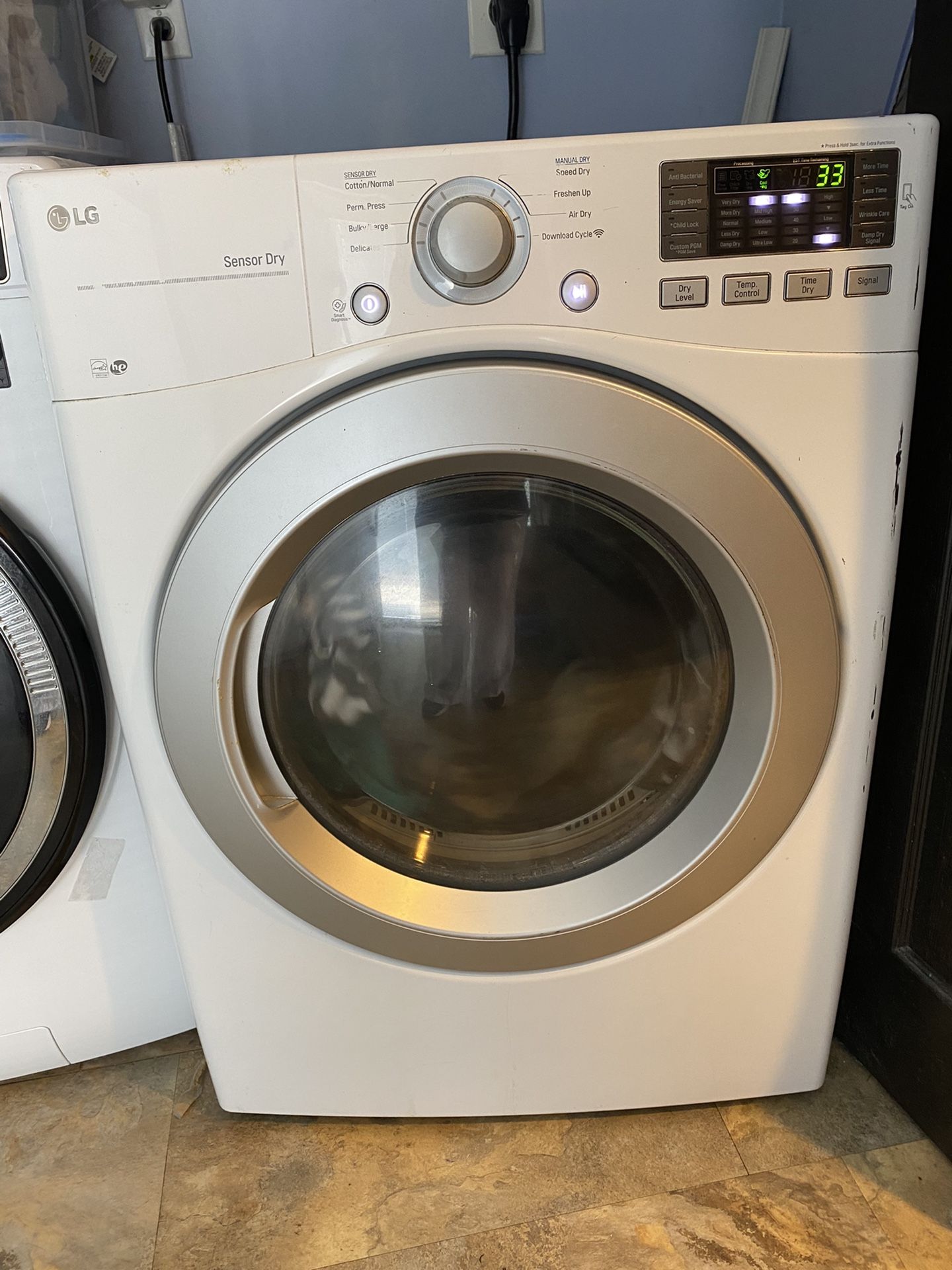 Used LG he dryer model # DLE3170w