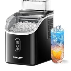EUHOMY Tile SE Portable Cube Ice Maker Countertop - 1.5L Extra Large Water Tank, Adjustable Ice Thickness , Scheduled On/Off Timer, Auto-Cleaning