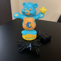 1991 Blue Bedtime Bear Care Bears Night Light Lamp