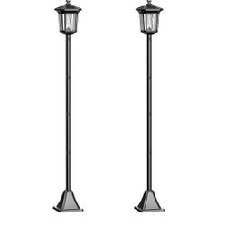 Westinghouse LED Solar Post Lights 100 Lumens, 2-Pack Brand New In Box 