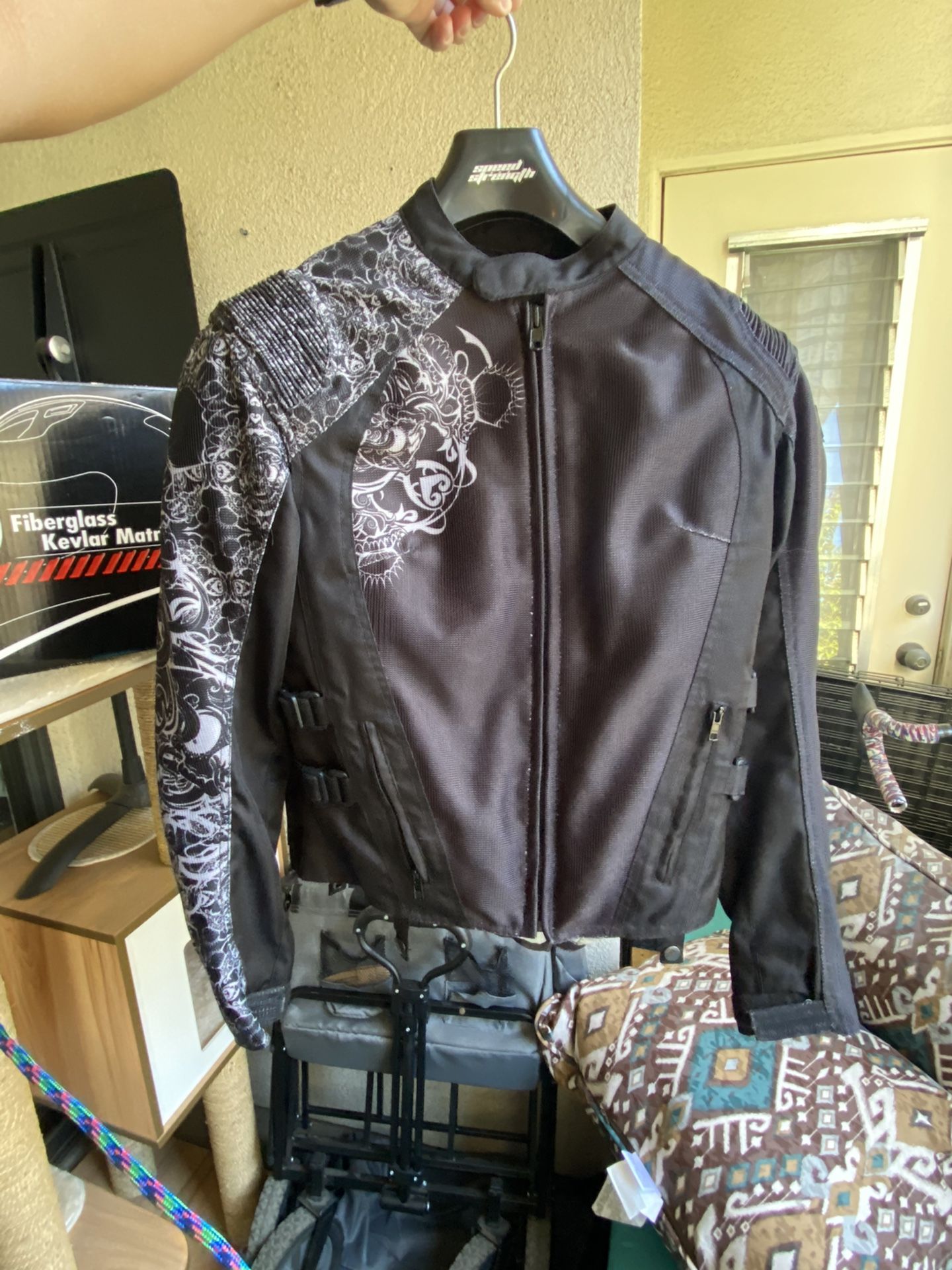 Speed and Strength  Women’s motorcycle Jacket  Make Me An Offer 