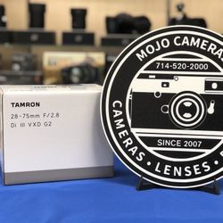 Tamron 28-75 F/2.8 G2 