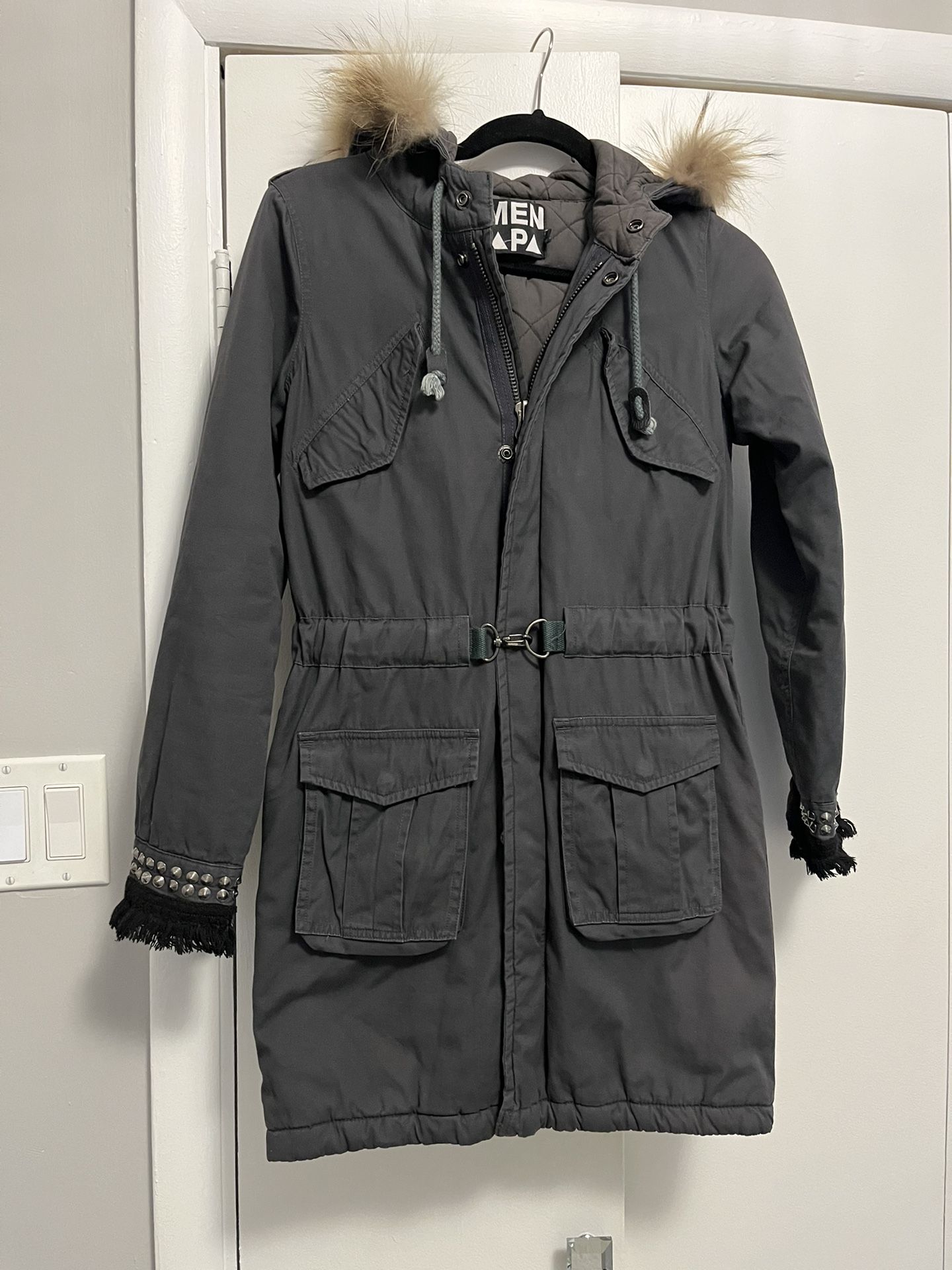 Ladies Amen Papa Stadium Jacket With Wording SZ S