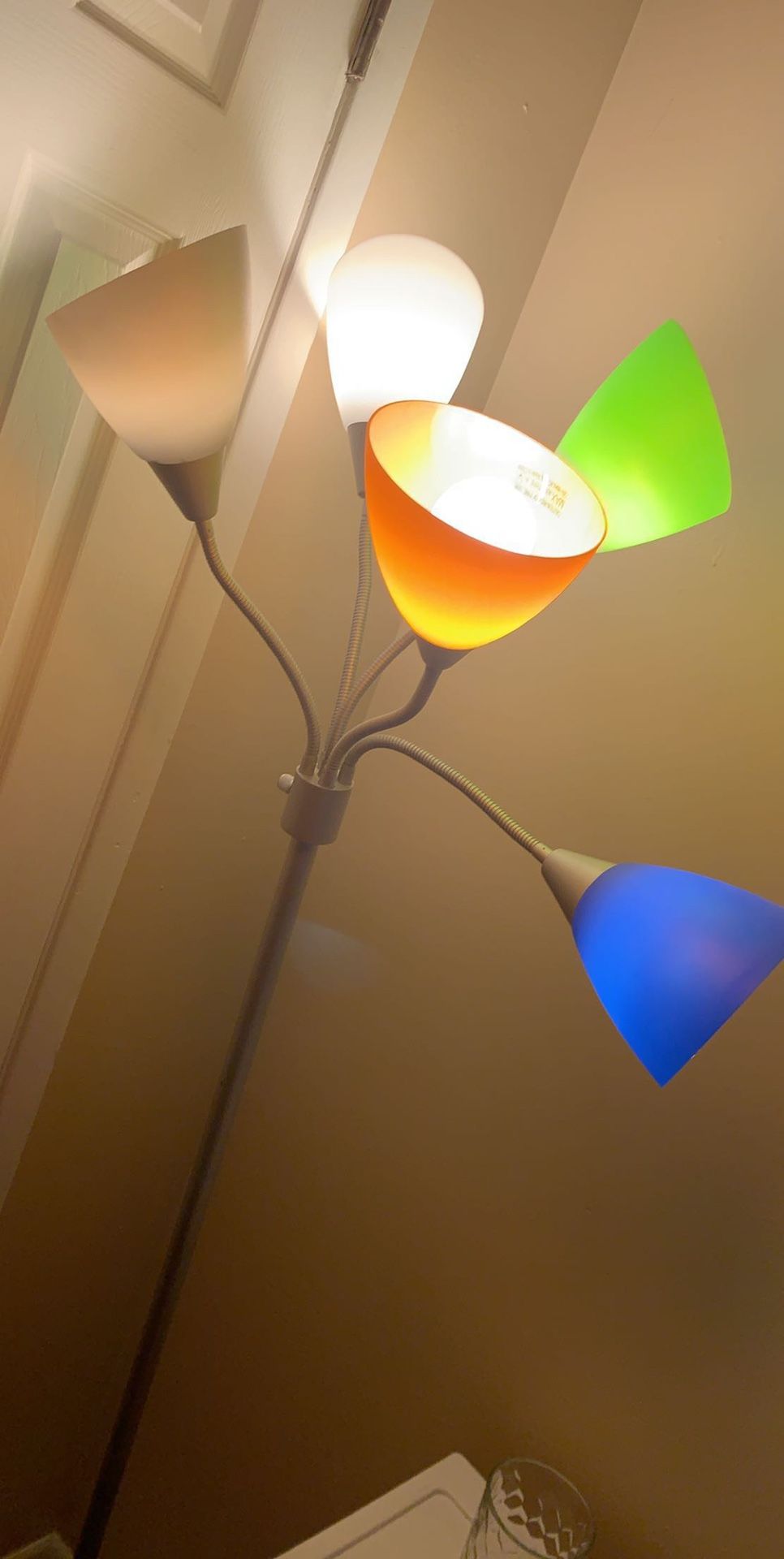 5 Different Colored Lamps