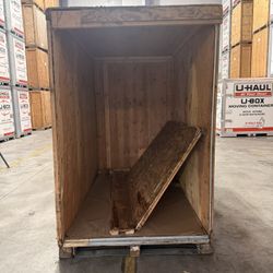 Damaged Wooden Crate