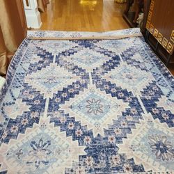 Machine Washable, Non-Slip, Pet Friendly High-quality Non-Shedding Living Room Area Rug 6×9