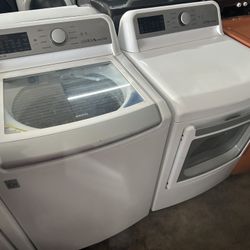 Lg Top Load Washer And Gas Dryer
