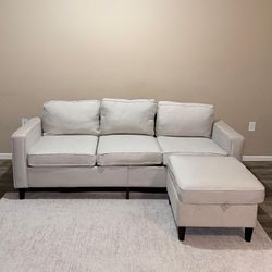 Light Gray Sectional Sofa