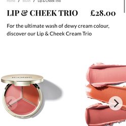 NEW IN BOX Iconic Lip and Cheek Crème trio 