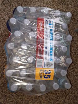 New pack of 35 spring water bottles