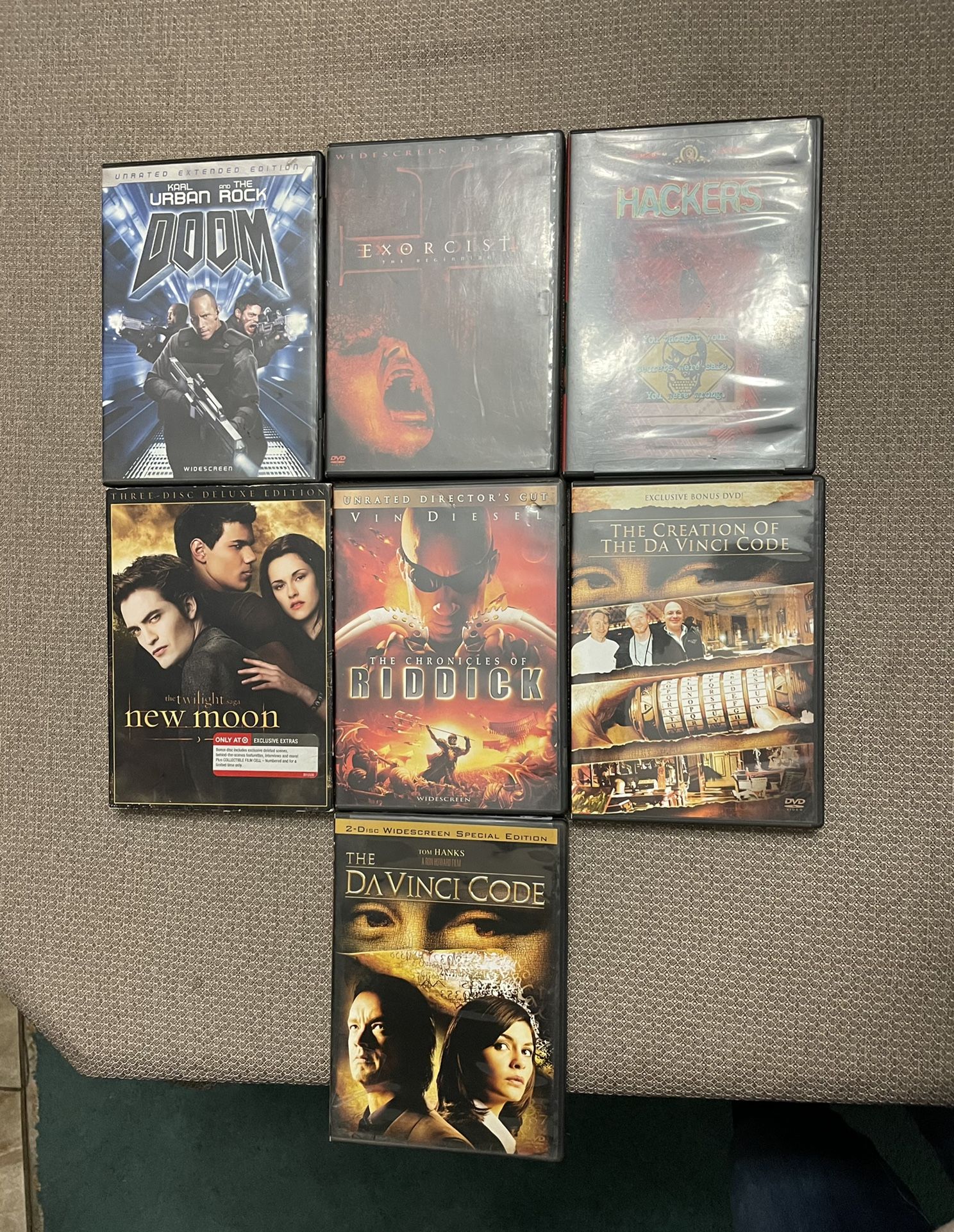 DVD's $3 EACH OR 5/$10 Some Like New **A FEW SPANISH MOVIES