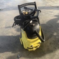 Pressure washer and vacuum