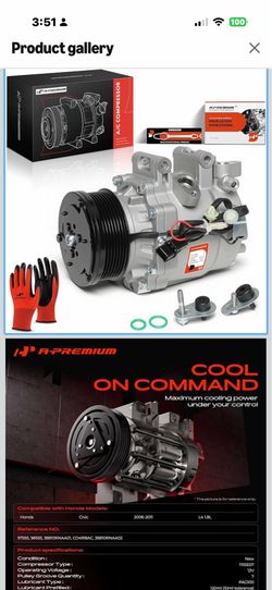 Or best reasonable offer Ac compressor new in the box for Honda civic 06-11