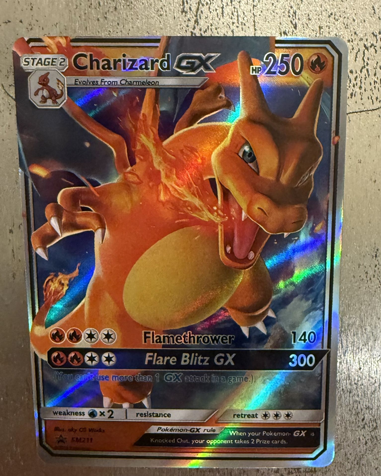 Charizard GX SM211 Black Star Promo Ultra Rare Holo Pokemon Card