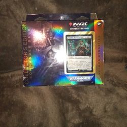 Magic The Gathering Universes Beyond Necron Dynasties  Warhammer 40,000 Commander Set  Collectors Edition 