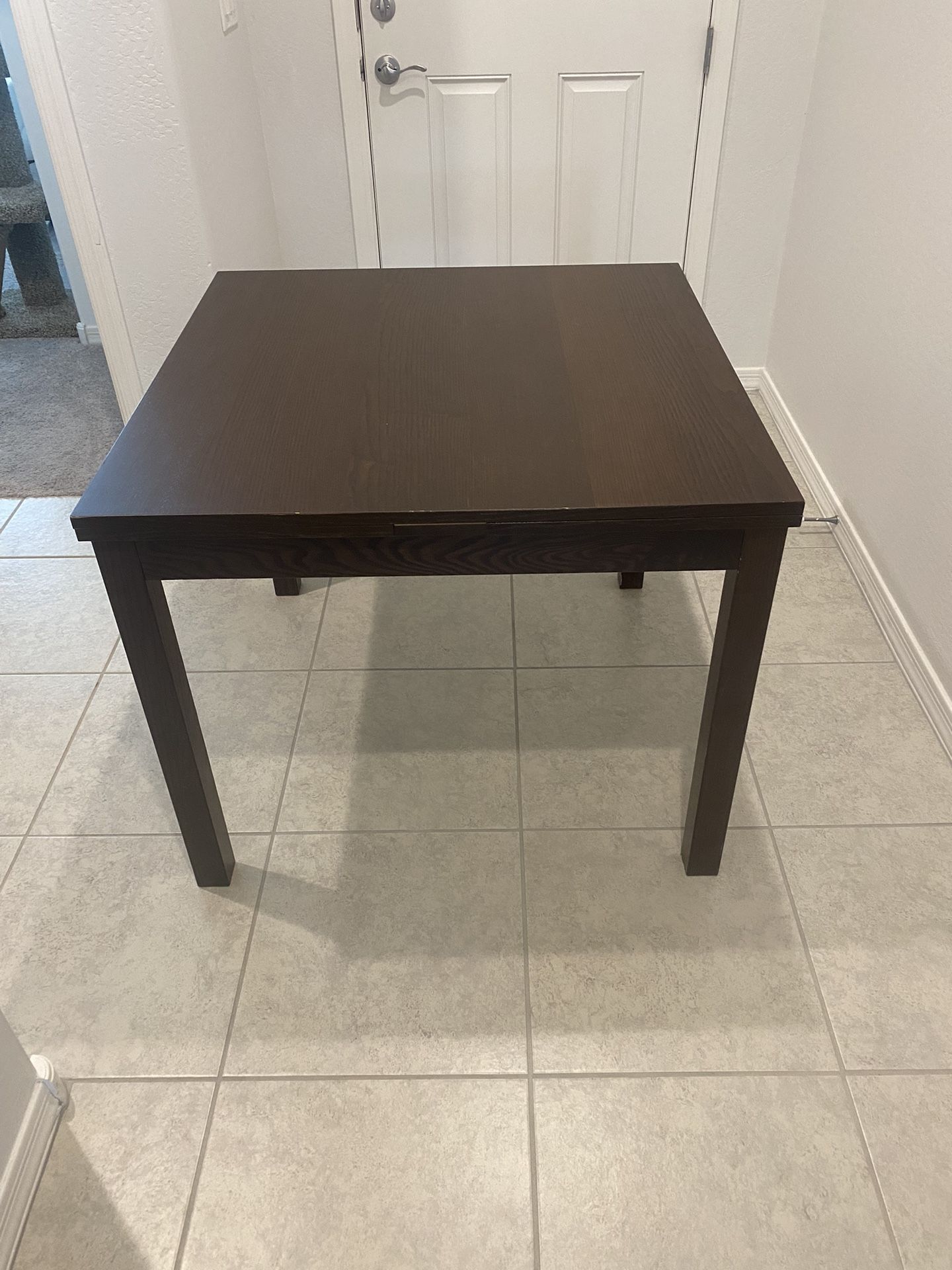 Brown Wood Kitchen Table 