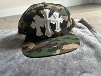 Camo chrome hearts cross SnapBack