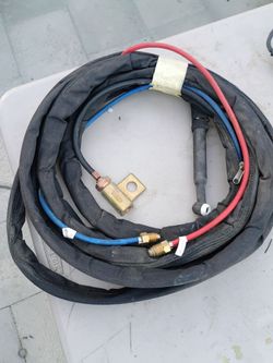 Water cooled tig welding torch