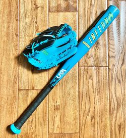 Franklin Inferno Tee Ball Bat & Glove
