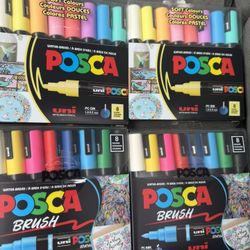 New Posca Acrylic paint markers