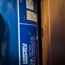 CAMPBELL HAUSFELD 7-GALLON PORTABLE HORIZONTAL AIR TANK