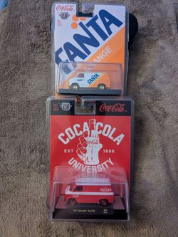 M2 Diecast Coca-Cola Chase Vans