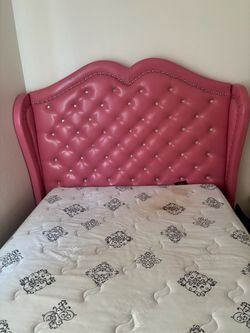 Pink bed frame