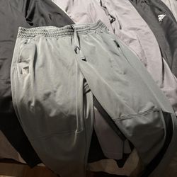 Mens Size Large Under Armour and Adidas Pants Lot