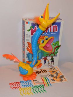 1989 Milton Bradley MB Melvin Motorized Looney Gooney Bird Game