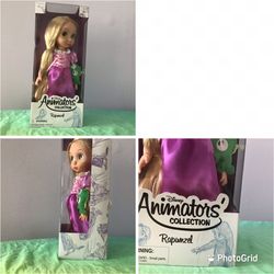 Disney Animators Collection Rapunzel Doll 16” From Tangled, First Edition 