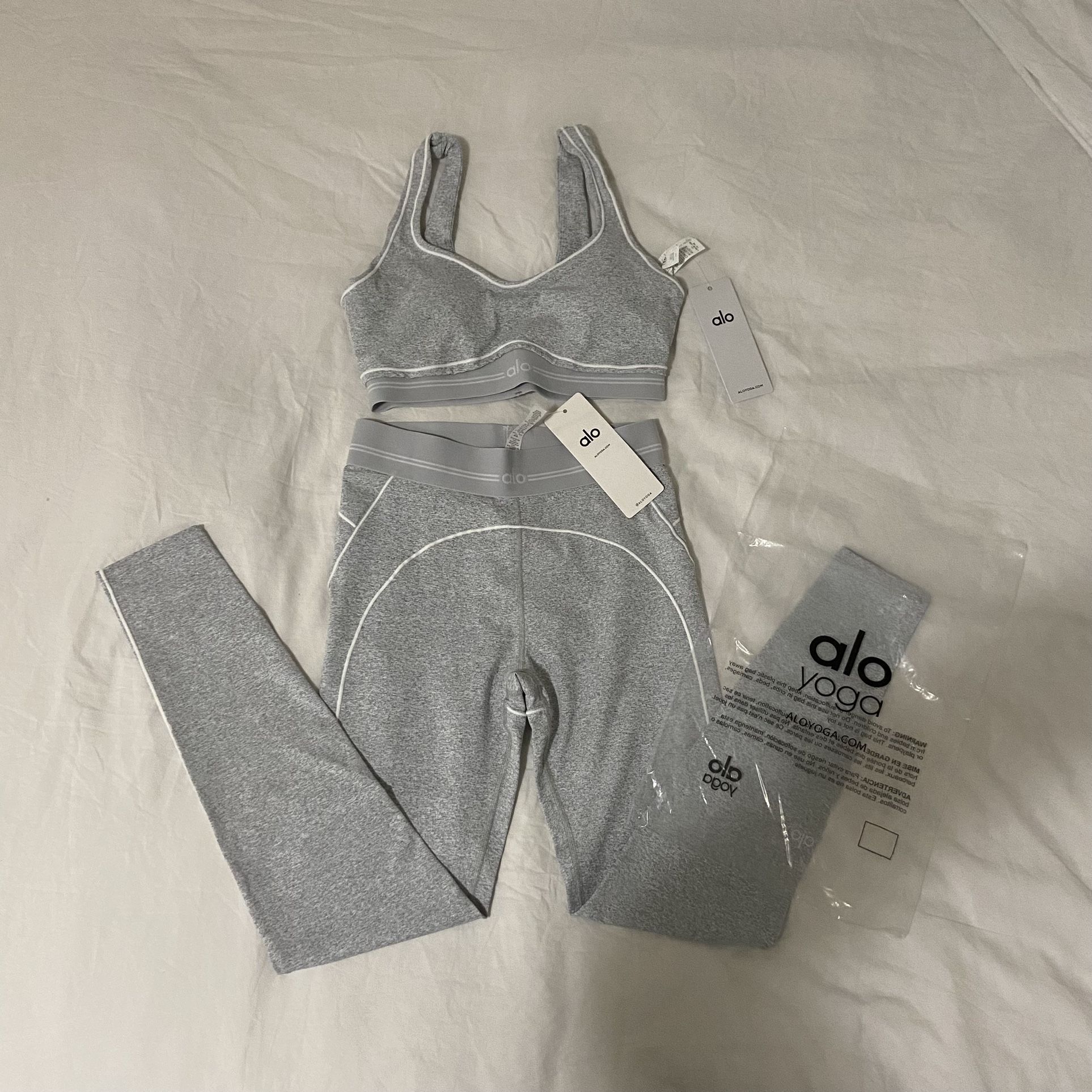 Women's Grey ALO Yoga Set