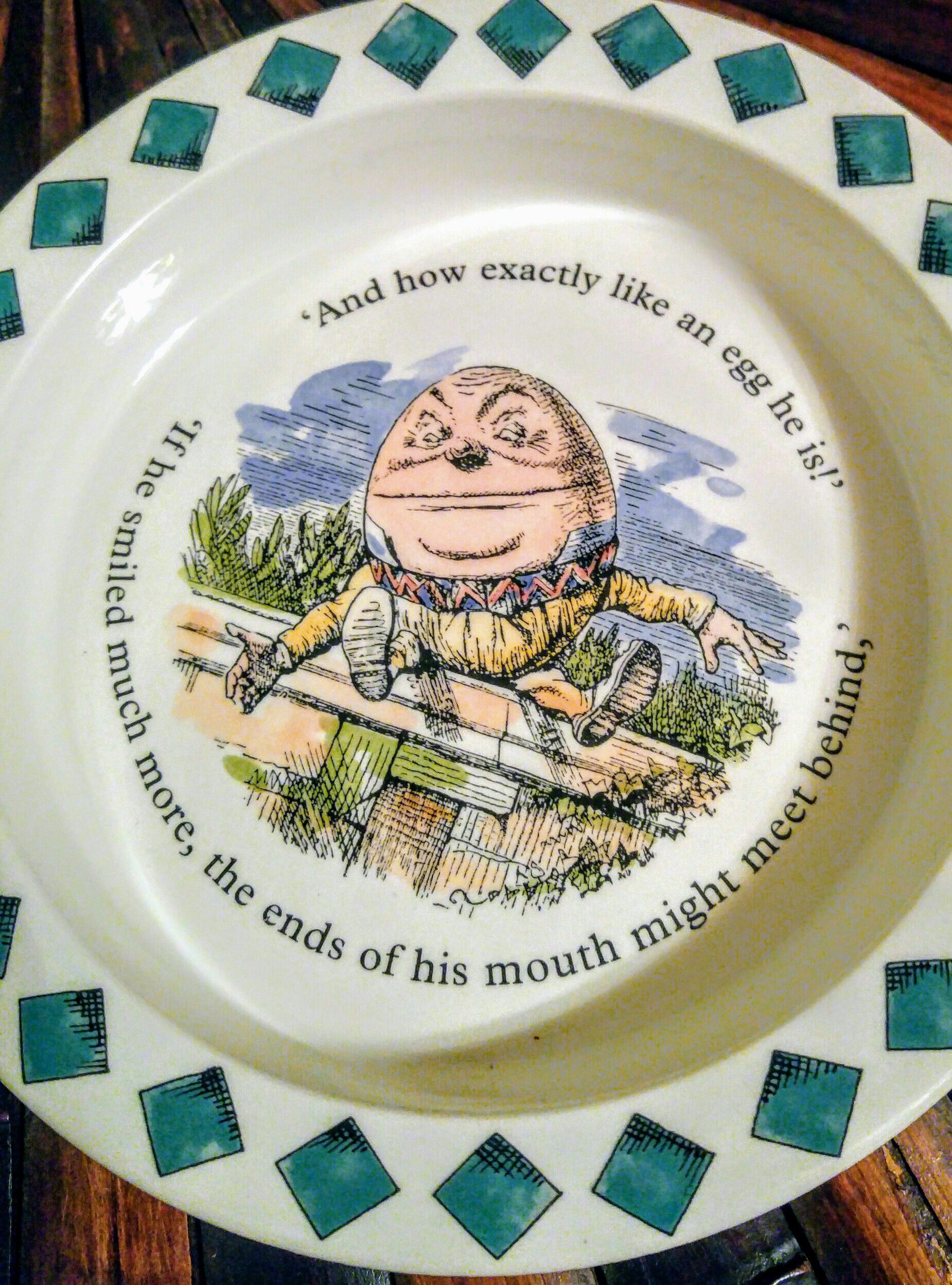 The Mad Hatters Tea party,bowl and sauser.
