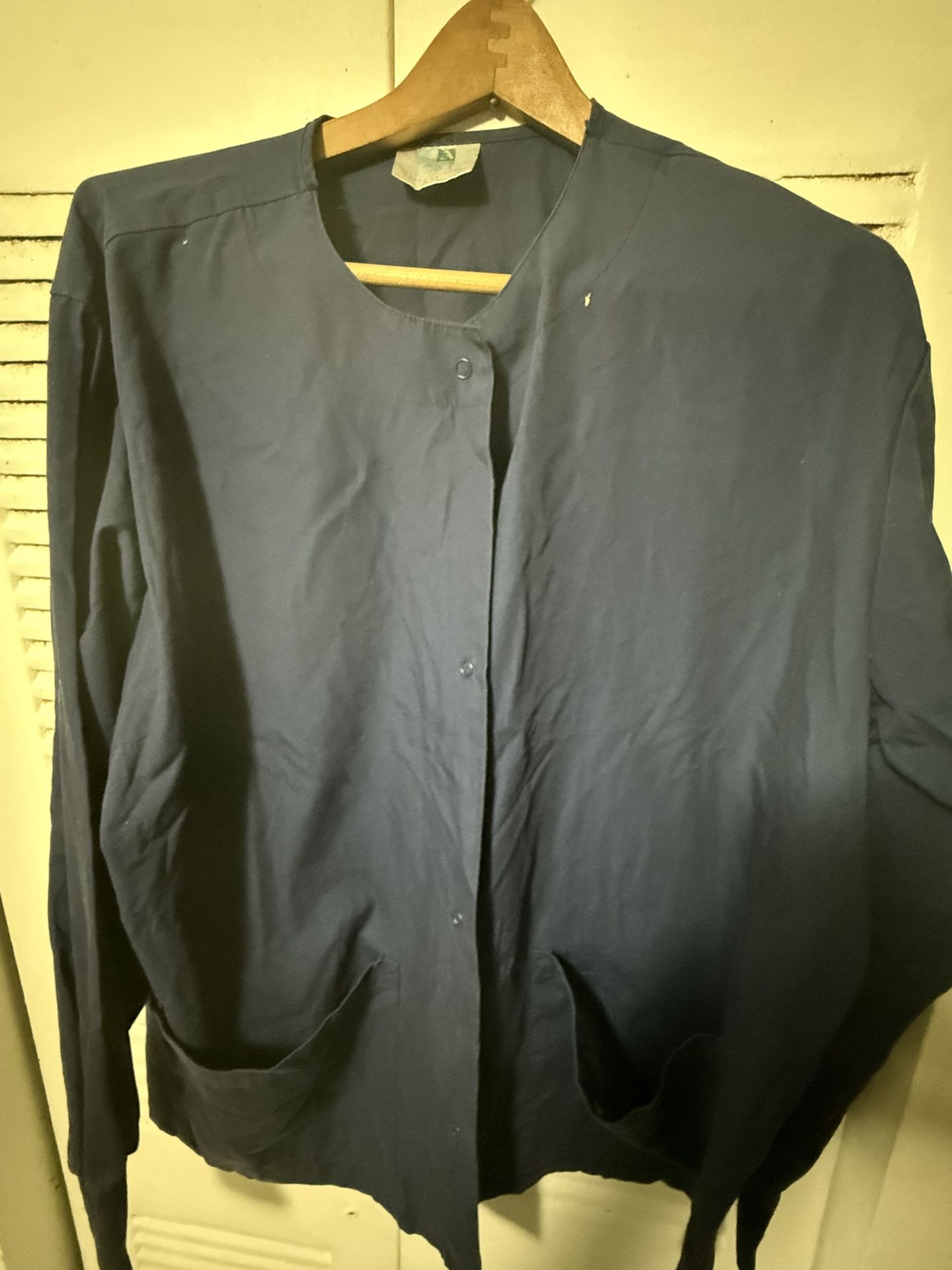 Adar Uniforms Navy Scrub Jacket