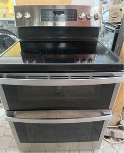 GE⚡️ELECTRIC⚡️STOVE DOUBLE OVEN✅✅2 MONTHS WARRANTY