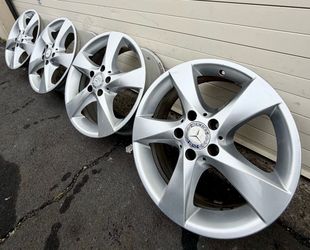 MBZ OEM 17” stock METRIS Wheels