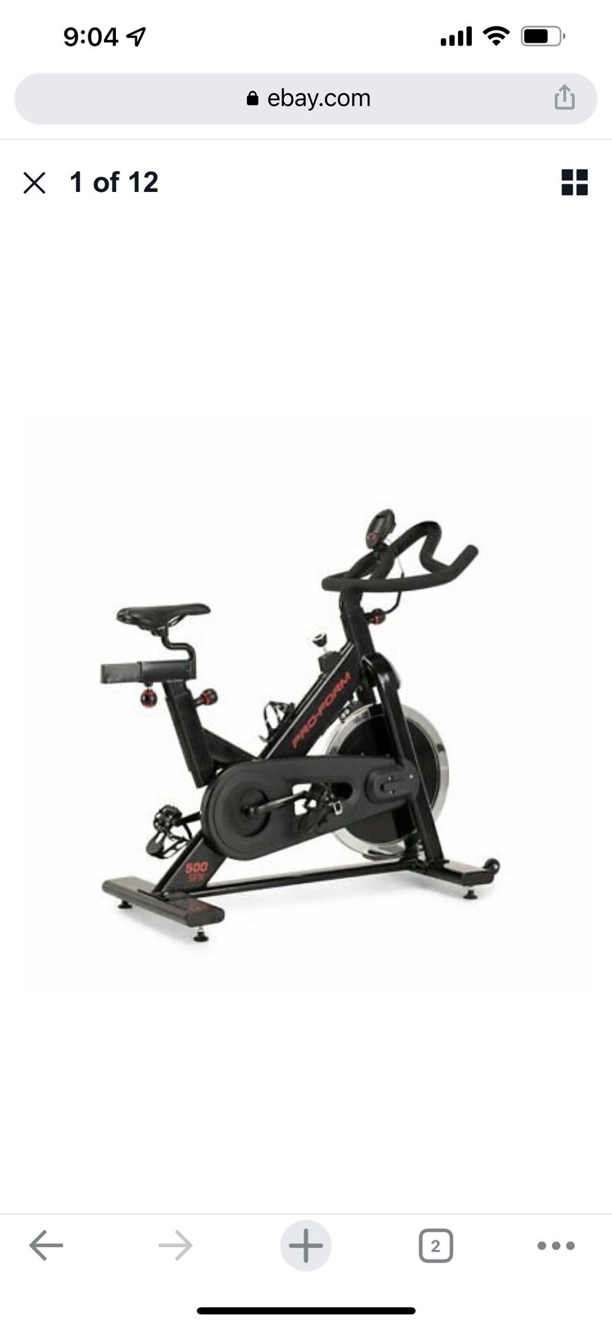 ProForm 500PX Indoor Cycling Exercise Bike Cardio