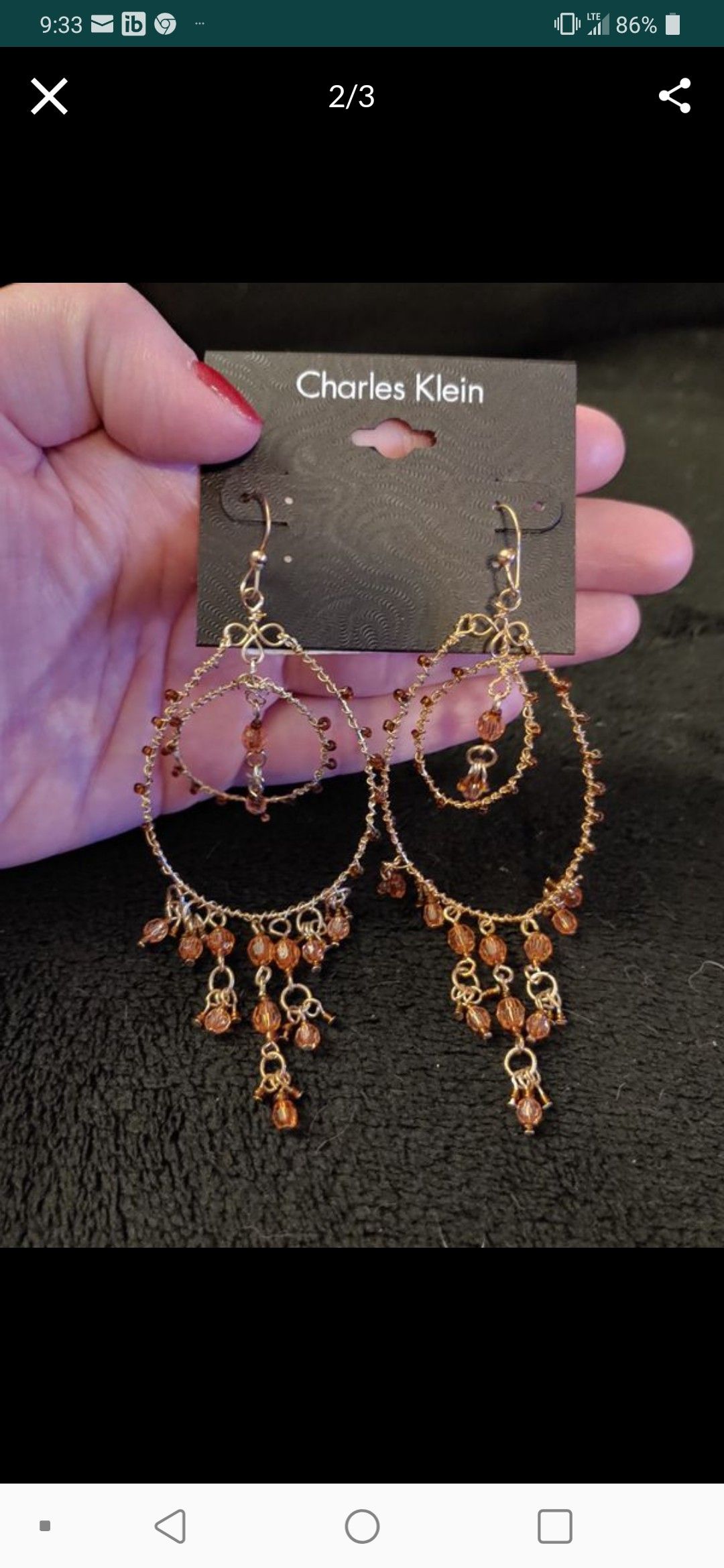 Brand NEW chandelier/dangle earrings