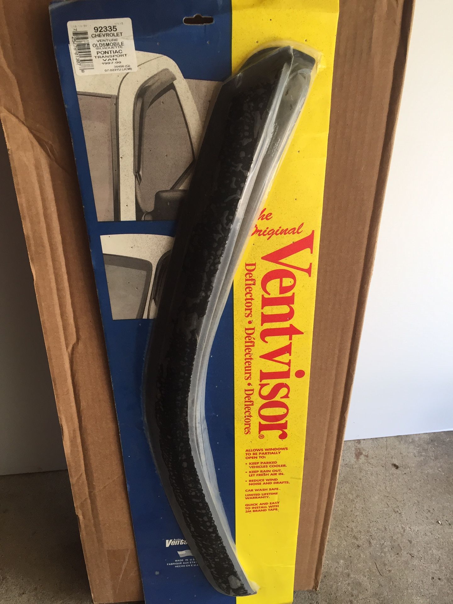 Vent shades for GM vans