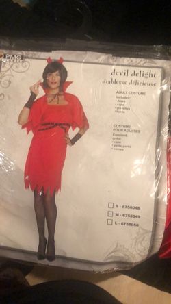 Devil costume fits medium or large