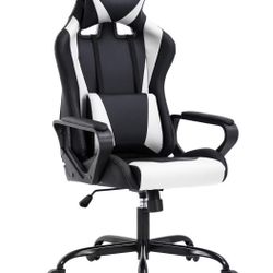 (NEW) FDW Office Chair Gaming Chair Desk Chair Executive Chair with Lumbar Support Adjustable Stool Swivel Rolling Computer Chair