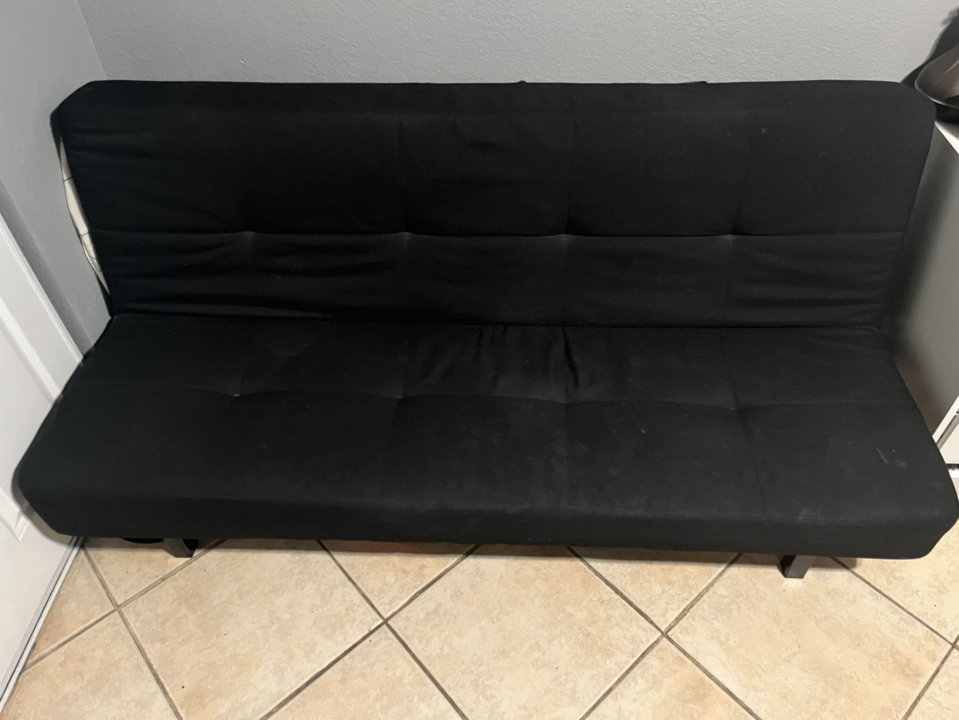 Black IKEA Futon Bed/Couch