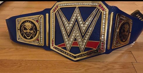 Blue Universal Championship Replica with Bray Wyatt side plates