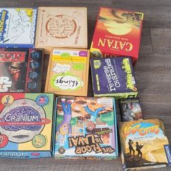 Board Games Catan, Monopoly 