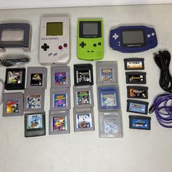 Giant Lot Nintendo GameBoy Units and Games