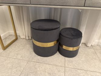 Ottoman With Storage Set Of 2
